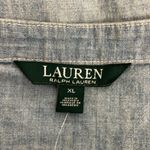 Ralph Lauren Lauren  off the shoulder denim blouse Women Size XL NWT Photo 6