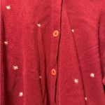 Vintage Premier International Ladies Maroon Christmas Fleece Sweater Plus Sz 2x Red Photo 2
