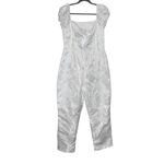 Lulus White Off the Shoulder Cropped Jumpsuit NWT Size Medium Wedding Jumpsuit Photo 1