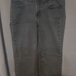 Lee Riders by Faded Black Denim Jeans, Women's 8M Capri Pants, Straight Leg Photo 0