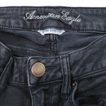 American Eagle  Jeans Size 2 26"x29" Super Stretch Skinny Jeans Black Denim Pants Women's  Photo 4