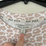 Rae Dunn NWT  Animal Print Cream White Crew Neck Sweatshirt Football Mom 1X Photo 1