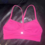 Lululemon Hot Pink Flow Y Sports Bra Photo 4