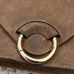 Banana Republic  Italian Suede Accordian Bag Photo 2