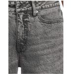 Time & Tru NWT Women's Washed gray High Rise Straight Crop Jean Capri size 10 Photo 3