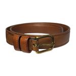 Coach Vintage Leather Cowhide Belt Brown Solid Brass Buckle Classic western 30" Photo 0