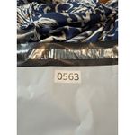 MSK Blue Floral Long Bell Sleeve Dress Medium Work Office Party M Photo 9