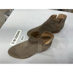 Lucky Brand Womans  Bootie 8 M Tan Vented Pull On Heels Photo 2