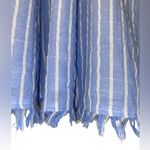 Love Riche Blue And White Striped Short Sundress  Photo 2