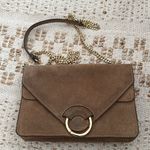 Banana Republic  Italian Suede Accordian Bag Photo 1