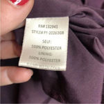 Amanda Uprichard gb x  Malia Purple Ruffle Mini Faux Wrap Long Sleeve Dress Photo 5