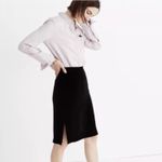 Madewell  velvet pencil skirt Photo 1