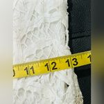 INC women’s dress size 2 white, layered dress with crochet on the top layer. White Photo 14