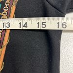 Stradivarius  Black Long Sleeve Dress with Multicolor Design Photo 3