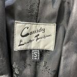 Vintage Iconic 80s Cassidy’s Textured Leather & Suede Jacket Sz Small Black Photo 12