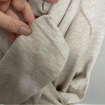 Free People Beach Top Tunic Two Body Corps Deux Cowl Relaxed Fit Lounge Oatmeal Photo 3