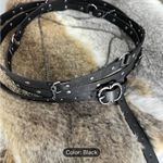 Mens Women’s Unisex Wrap around Renaissance Belt Black Photo 9
