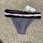 PilyQ NWT Women's Amethyst Color Block Banded Full Swim Bottom- Size Small Photo 3