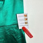 Mac Duggal Ieena for emerald green square neck line long gown dress size 4 Photo 6