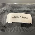 ANINE BING  Los Angeles Tee T-Shirt Washed Black Gray Photo 3