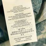 J.Crew Ikat Print Long Sleeve Drawstring Waist Romper Blue White Sz L Cotton Photo 6