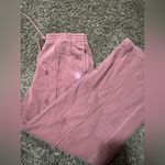 PINK - Victoria's Secret Victoria Secret Pink Premium Fleece Wide-Leg Pants Photo 3