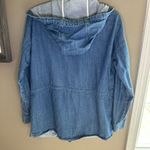 Forever 21  Blue Denim Hooded Jacket Photo 3