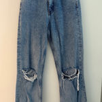 ZARA  Denim High-Rise Jeans Wide-Leg Photo 0