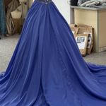 Samantha Blake pageant gown Blue Size 0 Photo 1