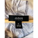 Alfani  Intimates Women’s Pajama Top Size XL Grey Marble Short Sleeve NWT Photo 2