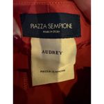 Piazza Sempione Pants Women 8 Red Audrey Slim Leg Capri Trousers Preppy Luxury Photo 7