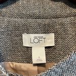 Loft Tweed Button Placket Tie Waist Blazer, 6 Photo 3