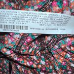 ZARA floral poplin balloon sleeves cinched waist of shoulder crop blouse size XS Photo 7