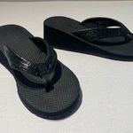 Speedo Black Wedge Sandals Size 8 Photo 6