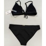 Juicy Couture NEW  Bikini Women XL Blk Spellout Vacation Beach Swim Pool Minimal Photo 1