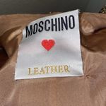 Moschino Vintage 1990s Western Tan Suede Leather Bolero Jacket EUC Sz 8 Photo 5