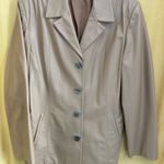 Vera Pelle Vintage Italian Leather Blazer Photo 1