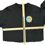 Arizona Iced Tea Black Have An Iced Day Cropped Crew Neck Sweatshirt size S Photo 3