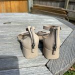 Eileen Fisher Noni Khaki Leather Heeled Strappy Sandals Women's 7.5 Photo 8