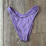 PacSun Lavender Purple Rib Knit Bikini Bottom Sz S Photo 0
