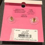 Kate Spade  Light Blue ‘Rise and Shine’ Blue and Gold Earrings Photo 2