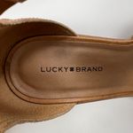 Lucky Brand Women's Sabeni T-Strap Block-Heel City Sandals Tan Size 9.5 Runs Large (10-10.5) Photo 10