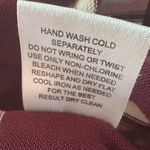 Pink Rose Burgundy Striped Cardigan with Pockets Photo 9