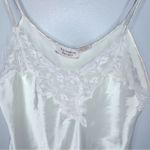 Victoria's Secret Vintage Cream Satin and Lace Teddy Bodysuit Size M Photo 3