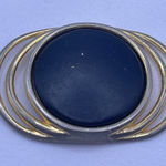 Vintage black and Gold‎ Charmant of Beverly Hills, CA belt buckle scarf clip Gold Photo 0