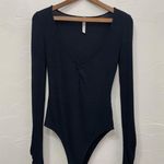 Free People  Cozy Up With Me Knitted Bodysuit Photo 6