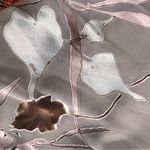 Cachet 90’s Y2K Silk Velvet Burnout Maxi Dress Beaded Whimsigoth Halter White Size 8 Photo 9