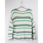 Reiss NWT Anna Pastel Stripe Knit Jumper Sweater Pullover Green White Striped XS Photo 7