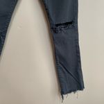 Levi's Levi’s Wedgie Skinny Distressed Raw Hem Jeans in Black‎ Size 27 Photo 2