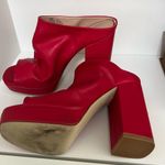 Madden Girl Lambie Red Block Mule Heals Photo 4